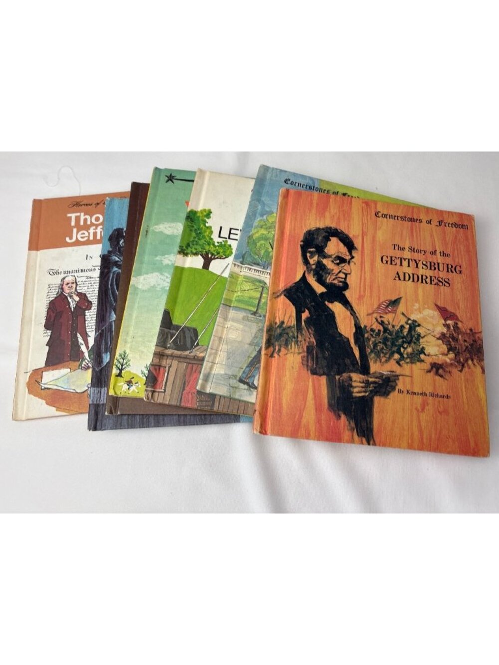 Cornerstones of Freedom History Book Set (6) Hardcover Vintage